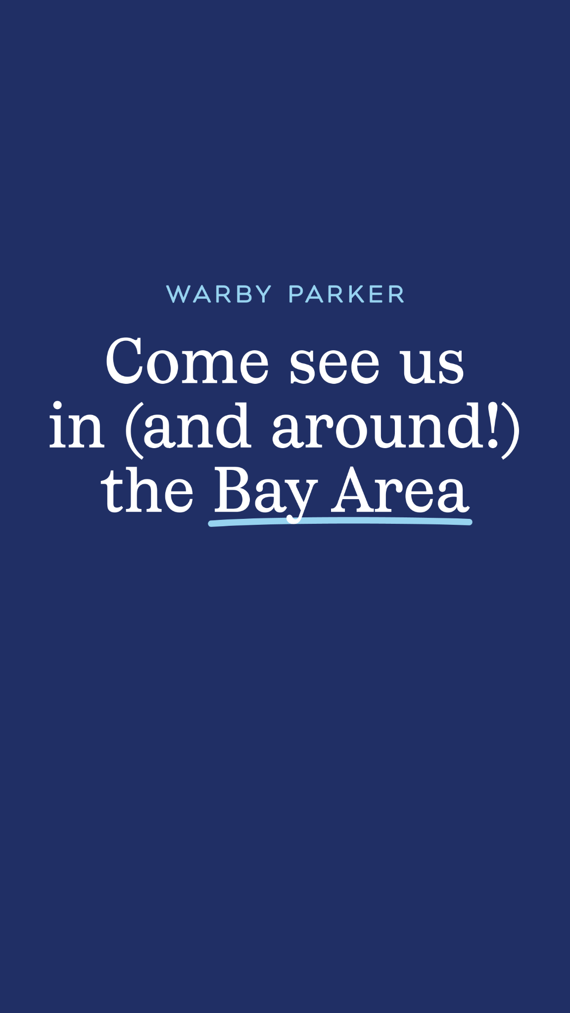 Warby Parker Facebook ad