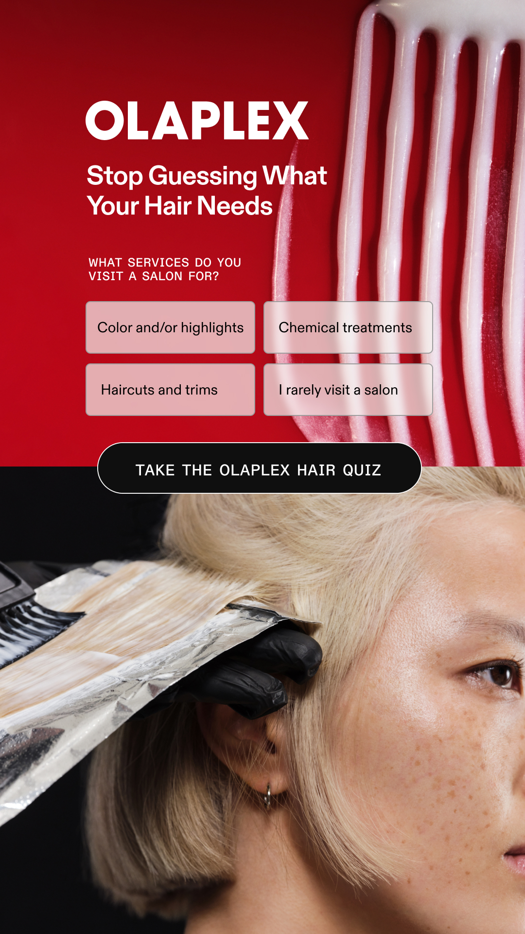 Olaplex Facebook ad