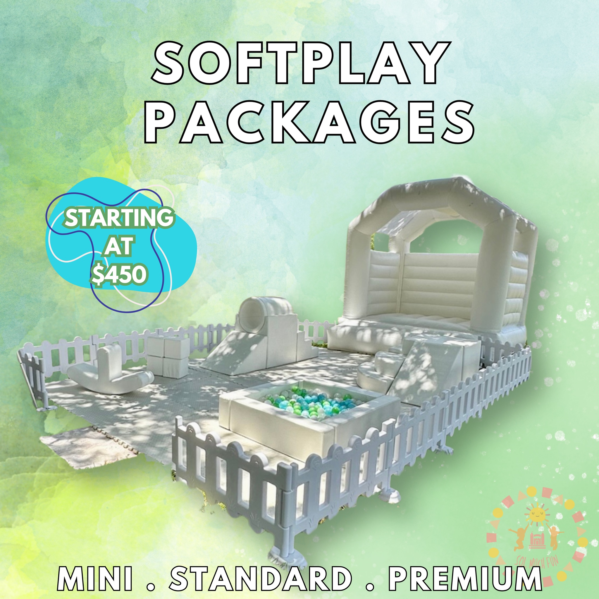 Amanda Graham Facebook ad: INTRODUCING OUR MODERN SOFT PLAY AREAS!