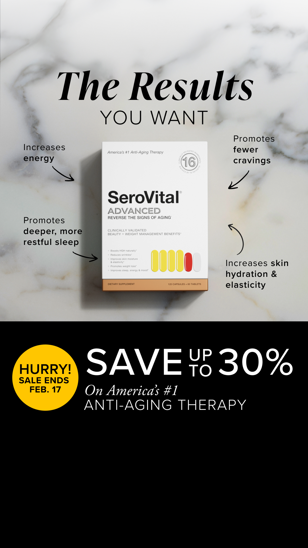 SeroVital Facebook ad