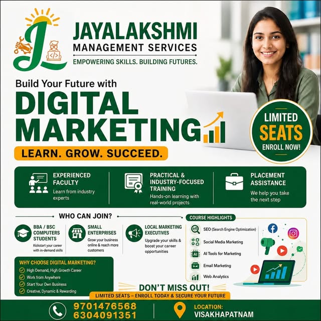 Jayalakshmi Management Services Training and placements Facebook ad