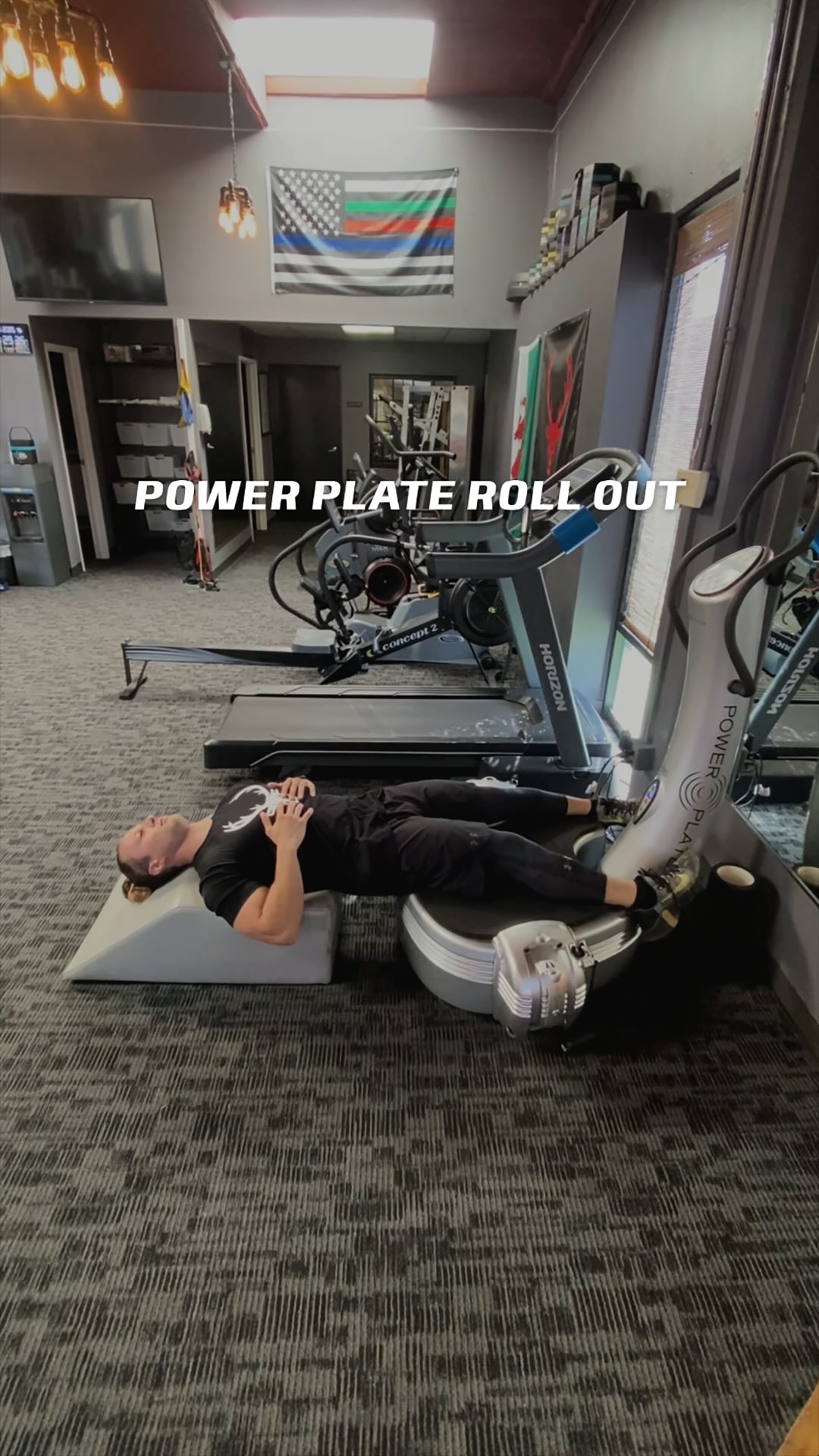 Power Plate USA Facebook ad: Leg day got your muscles talking back?