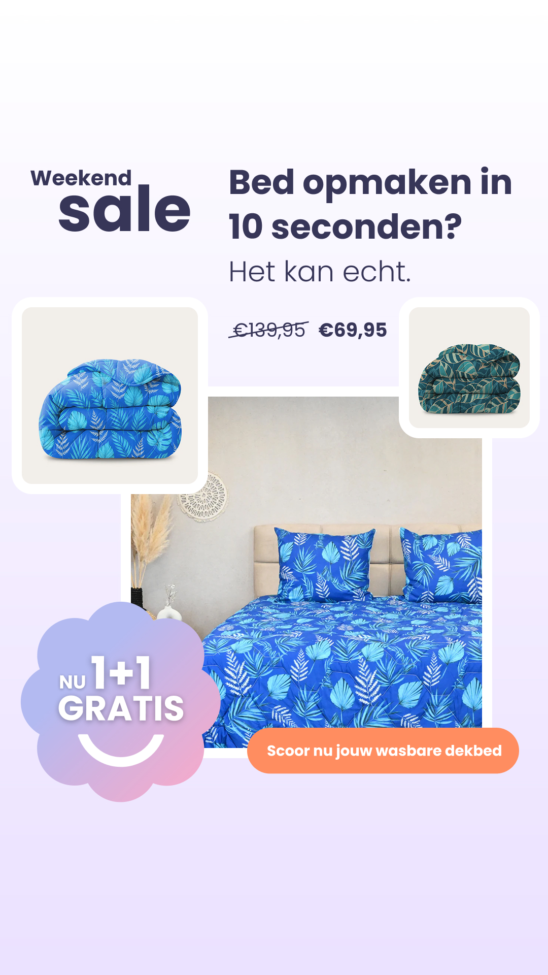 HappyBed Facebook ad