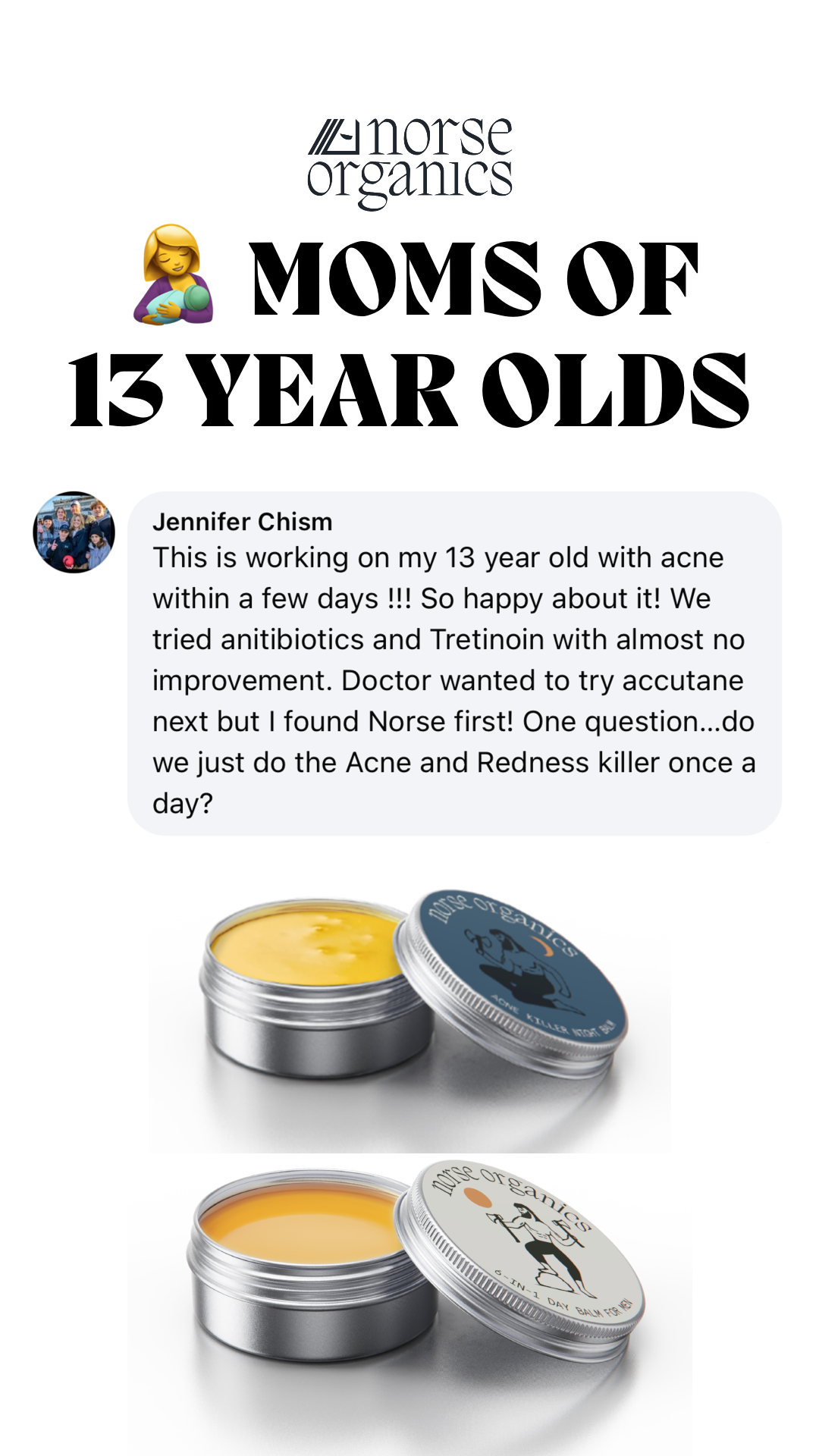 Norse Organics Facebook ad