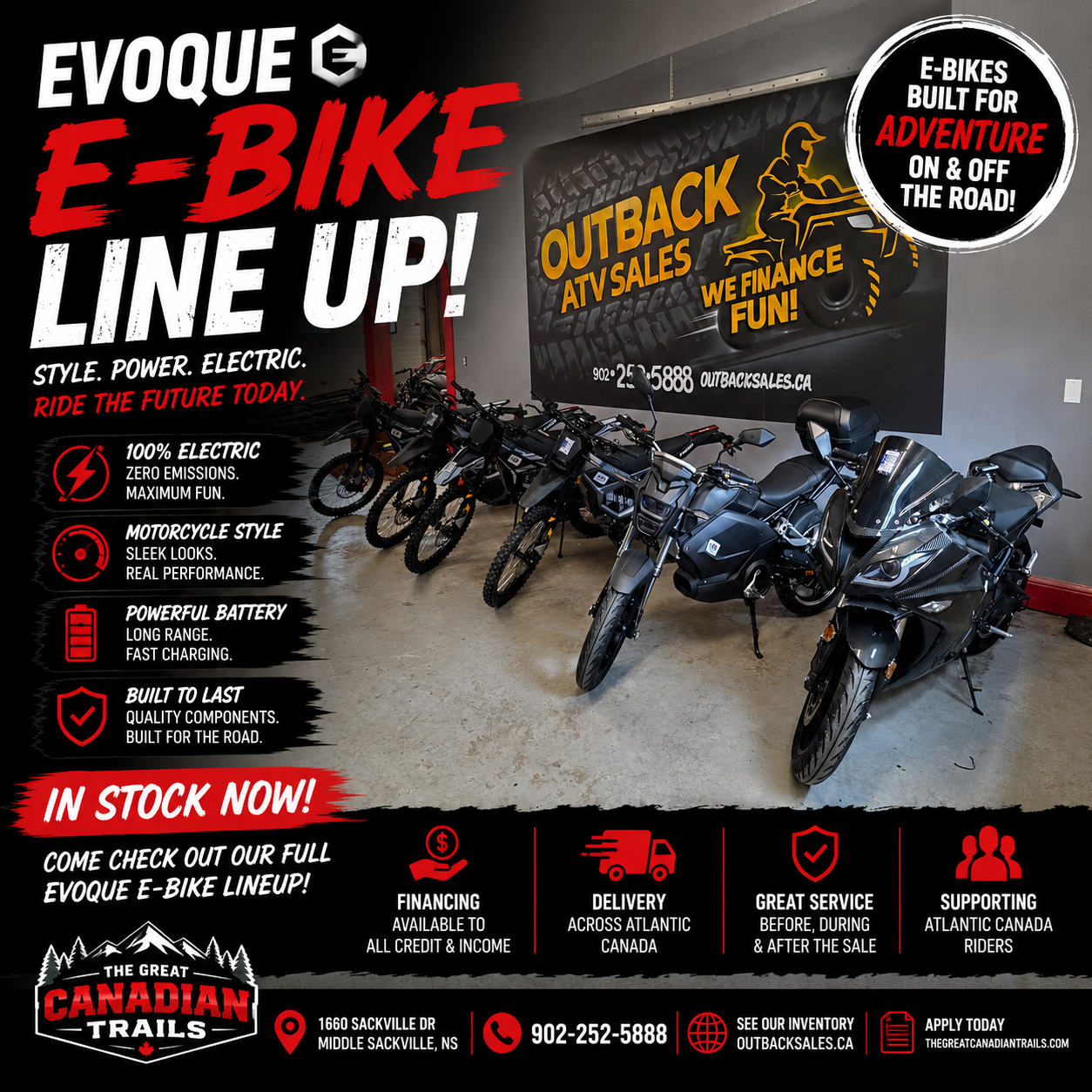 Outback ATV Sales Facebook ad: Your next ride is waiting at Outback ATV…