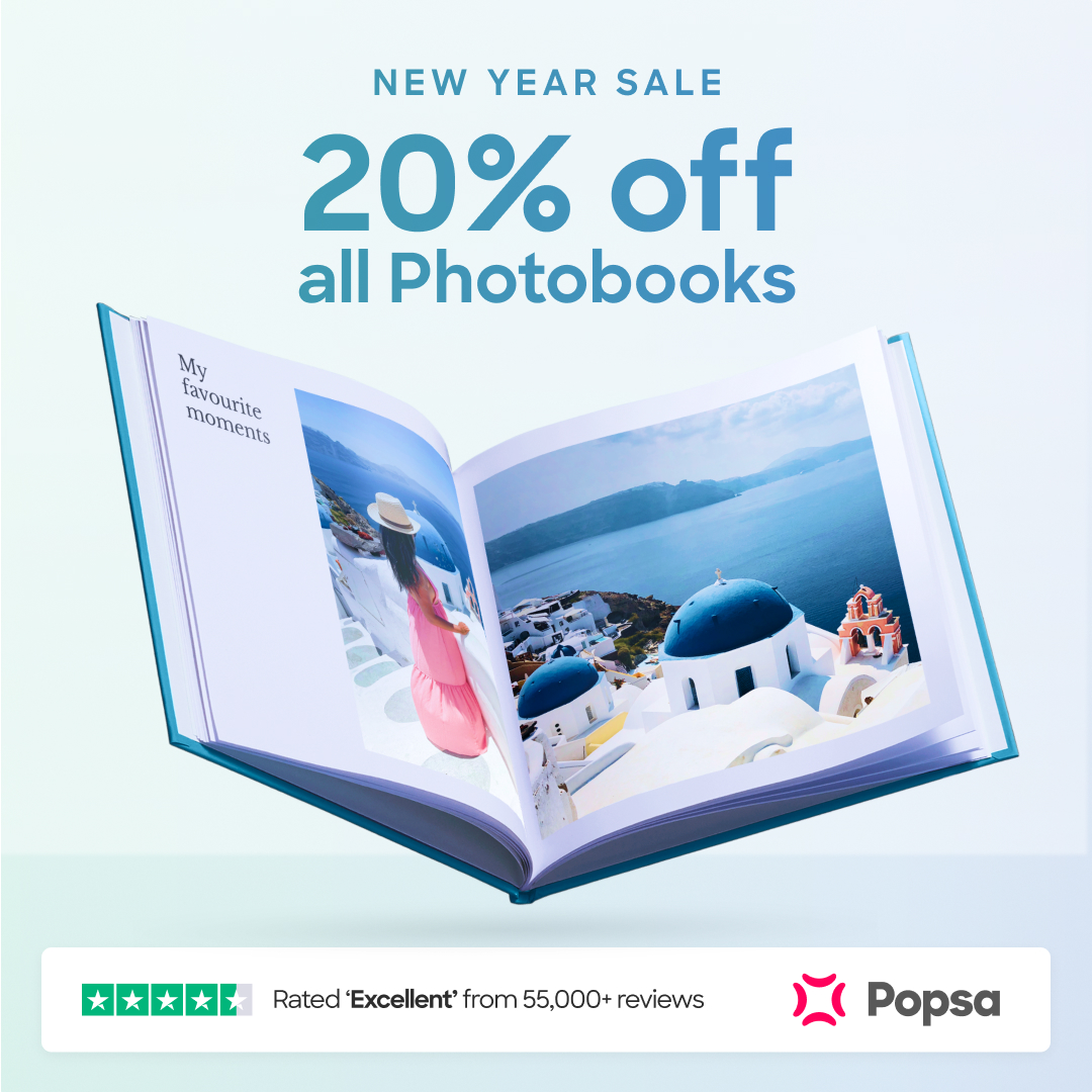 Popsa Facebook ad from Jan 15, 2026