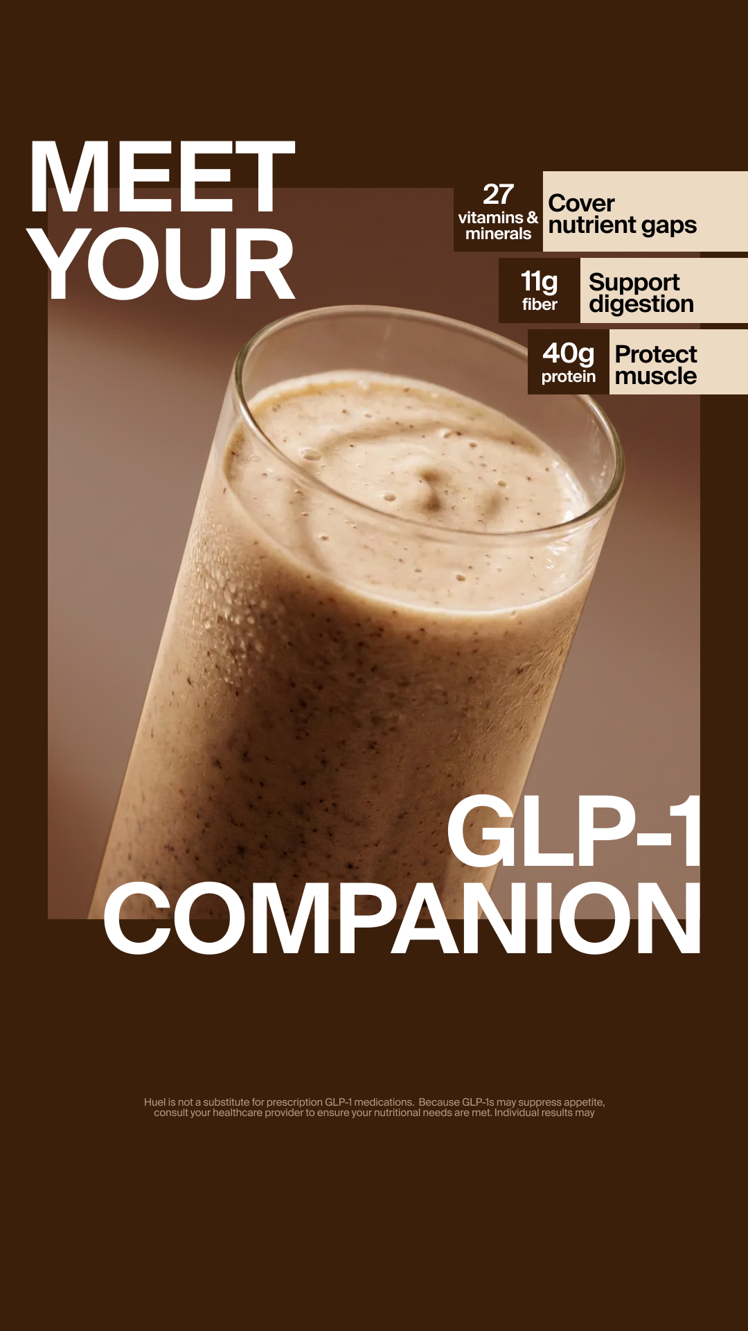 Huel Facebook ad