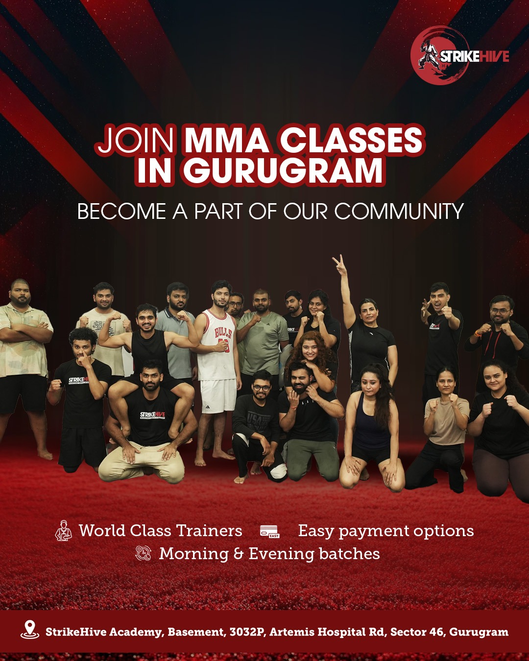 StrikeHive Martial Arts Academy Facebook ad