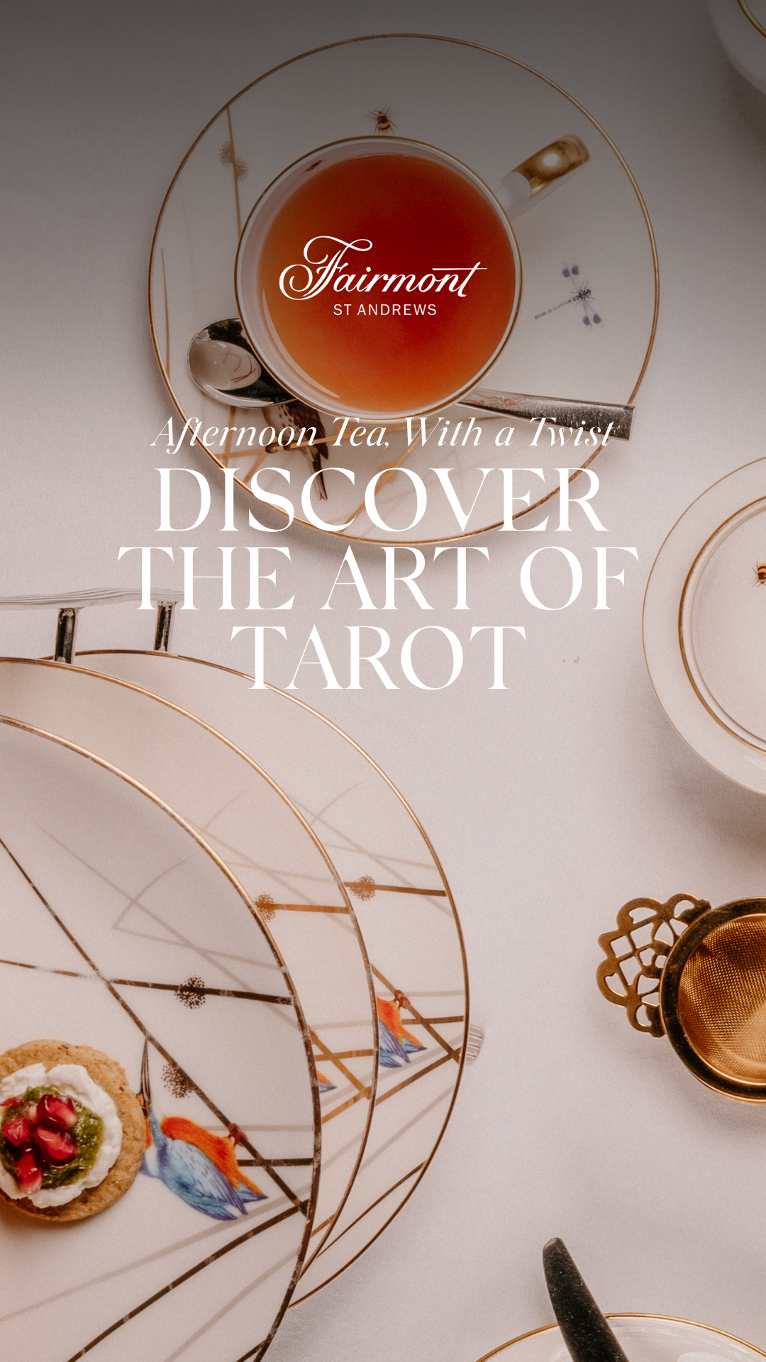 Fairmont St Andrews Facebook ad: Book Your Tarot Experience