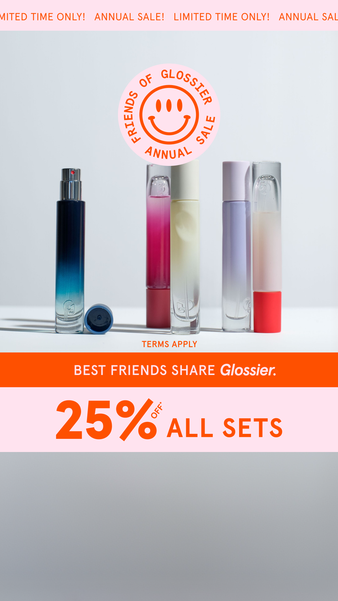 Glossier Facebook ad