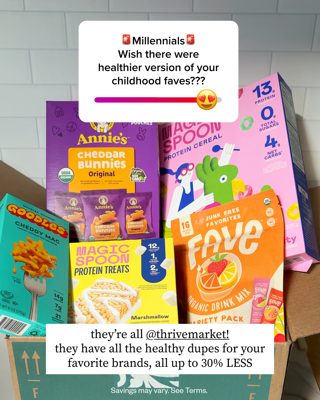 Thrive Market Facebook ad