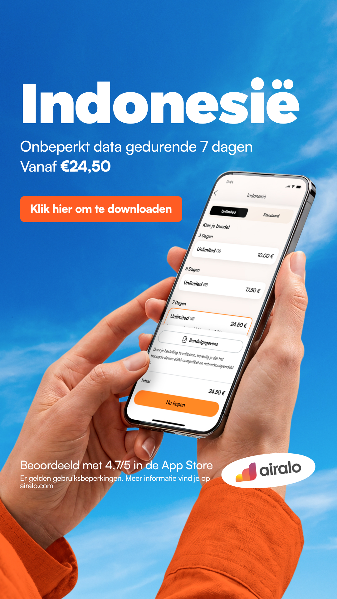 Airalo Global eSIM Store Facebook ad