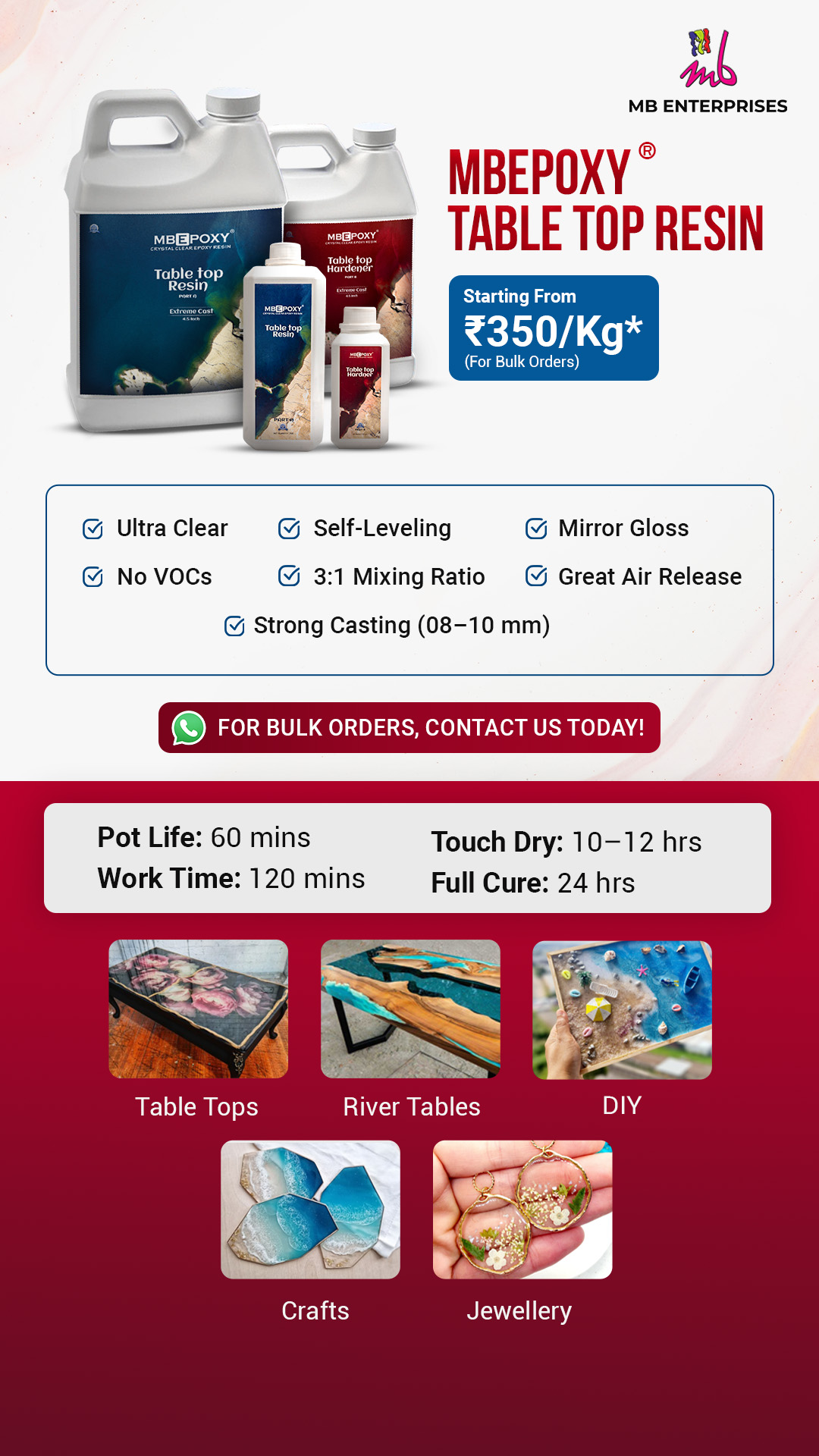 MB Enterprises Facebook ad