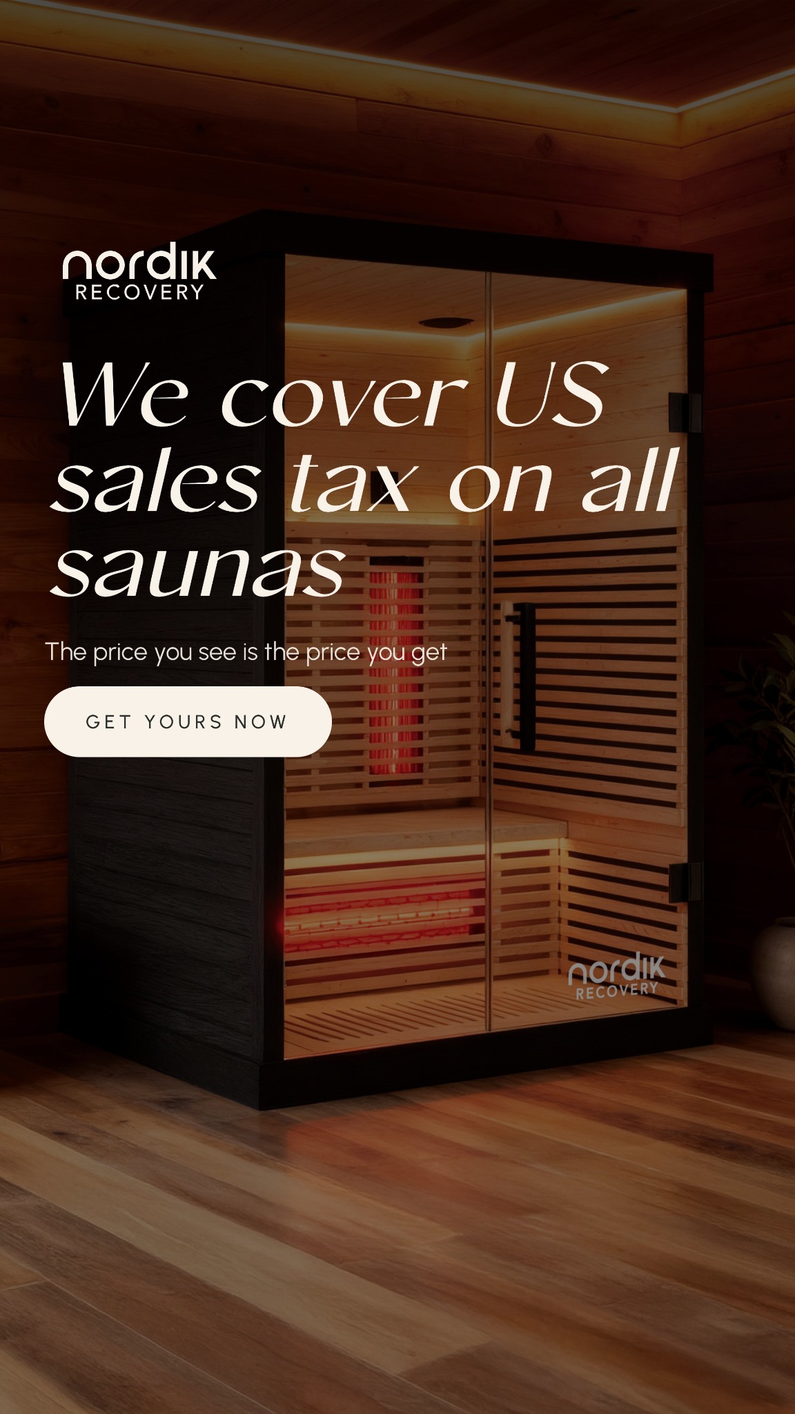 Nordik Recovery Facebook ad