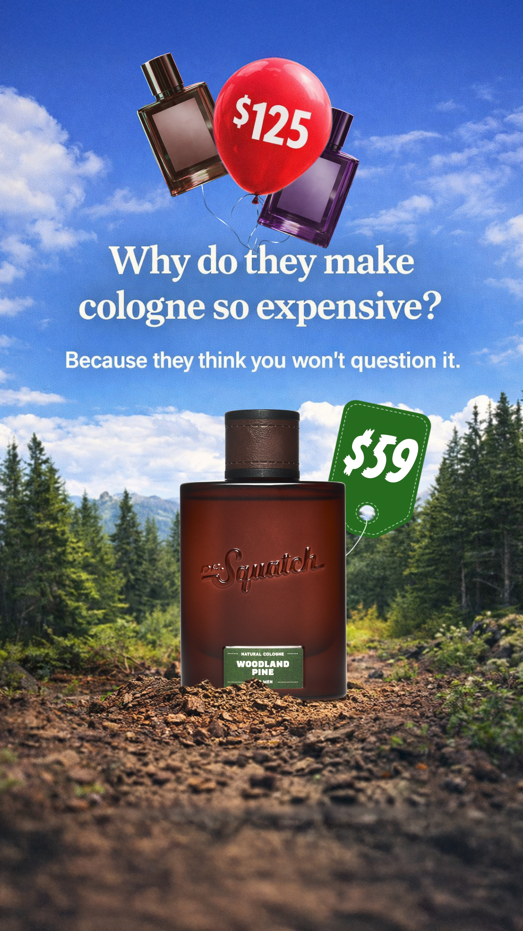 Dr. Squatch Facebook ad