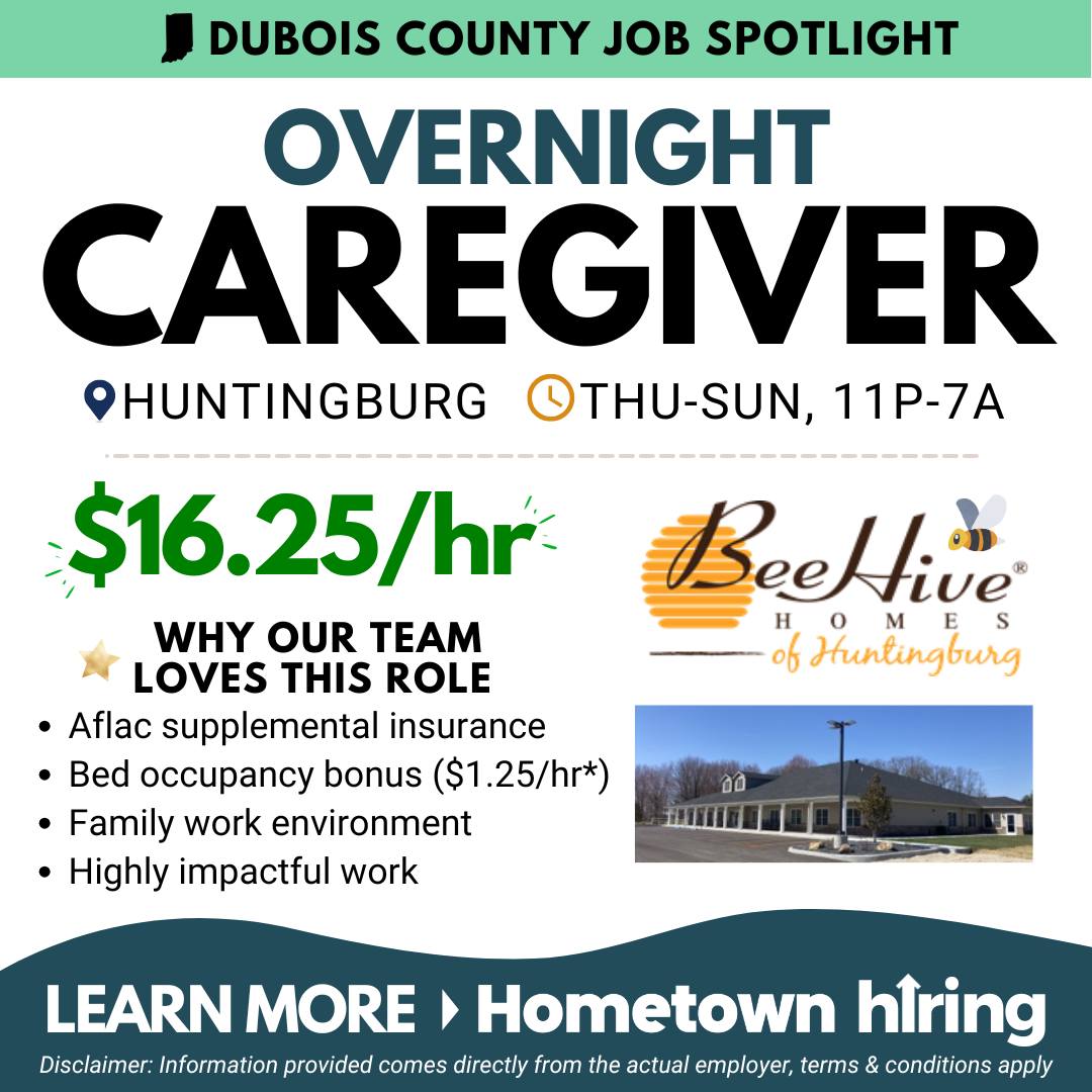 Hometown Hiring: Dubois County Facebook ad: Hometown Hiring