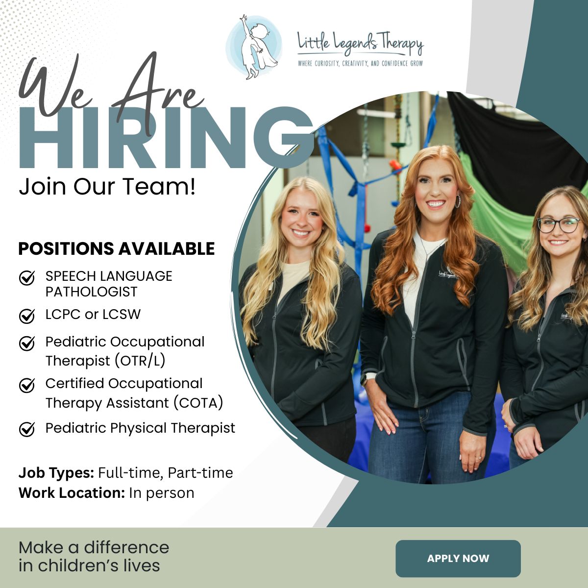 Little Legends Therapy Facebook ad: At Little Legends Therapy, we believe every child…