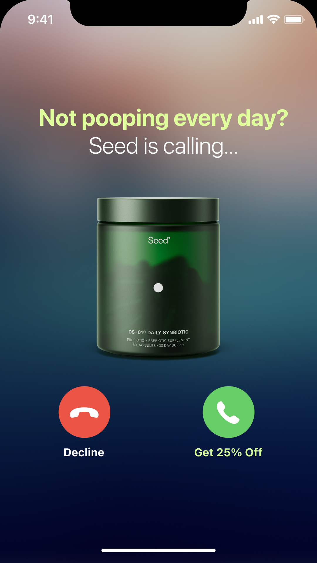 Seed Facebook ad