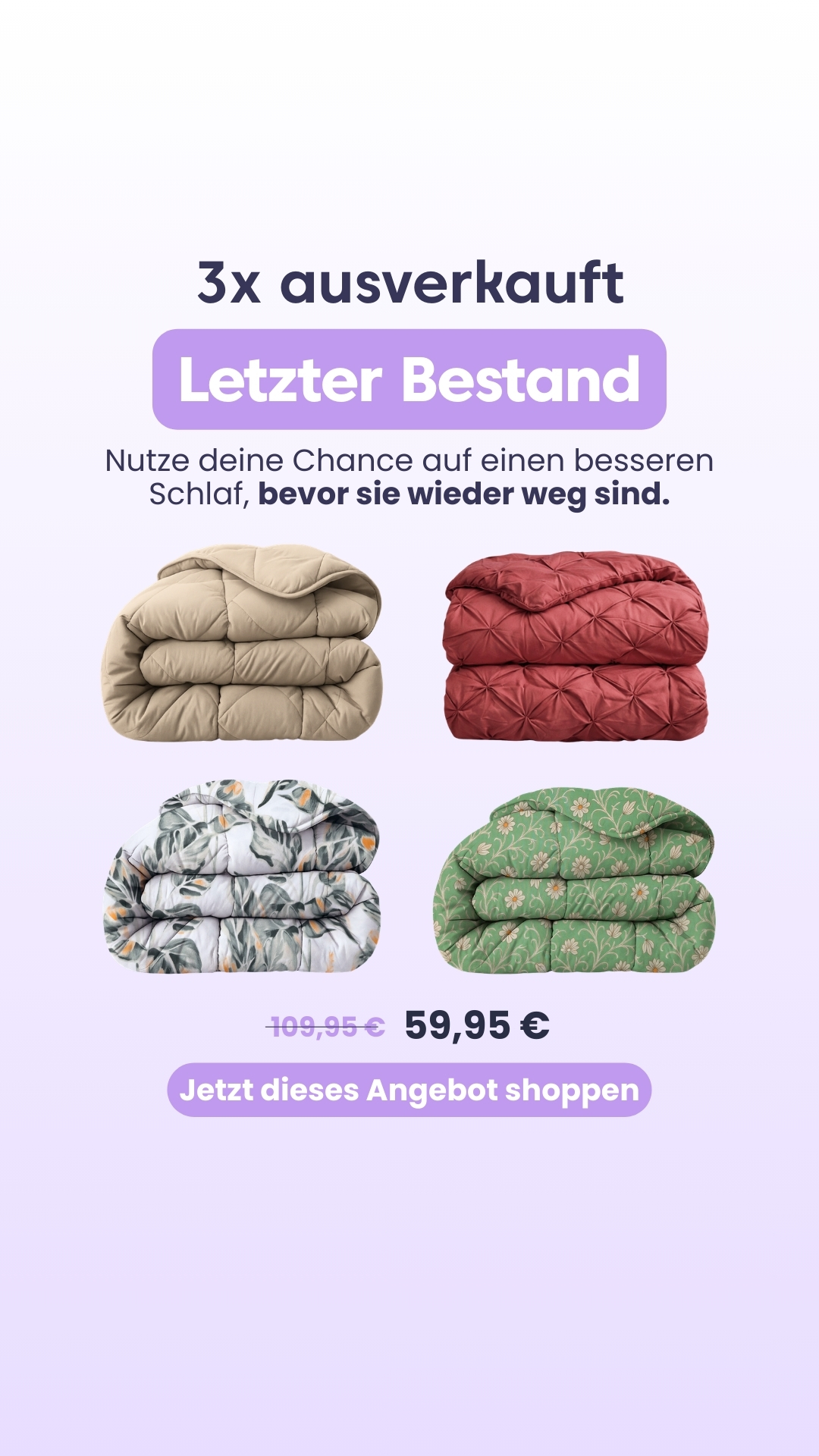 Thehappybed.de Facebook ad