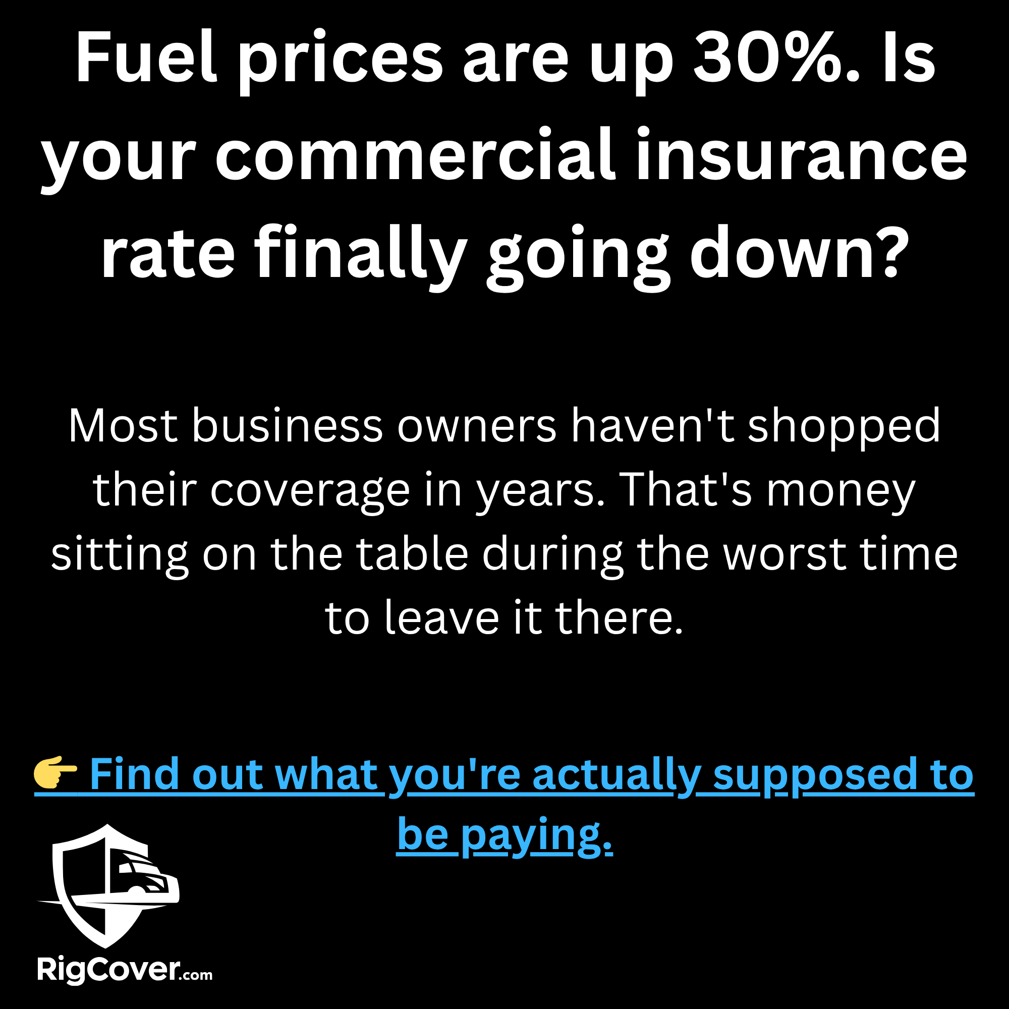 RigCover.com Facebook ad