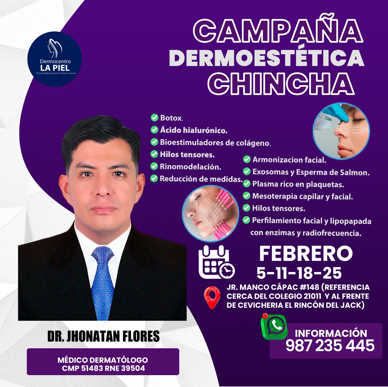 Dermocentro La Piel Facebook ad