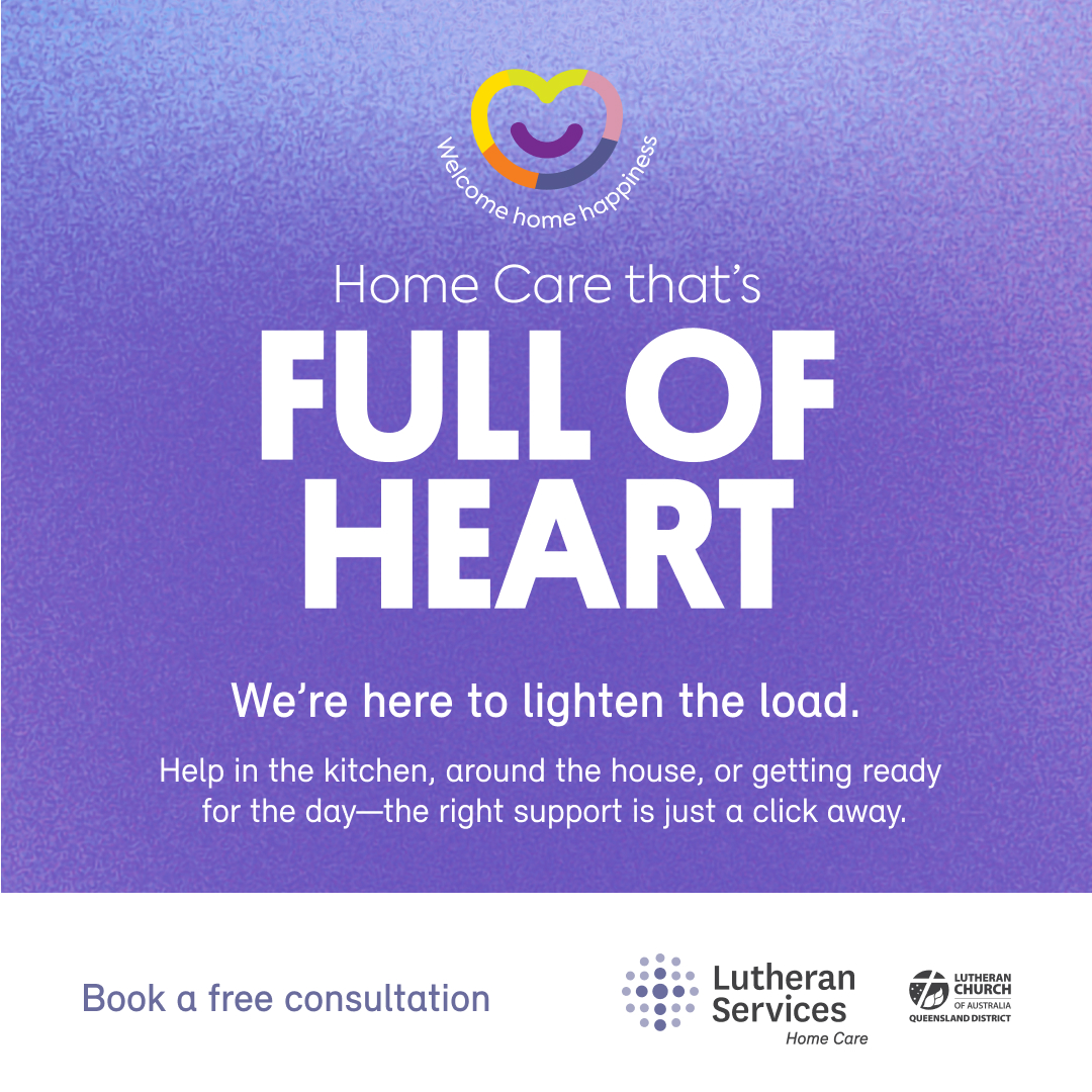 Lutheran Services Facebook ad from Mar 25, 2026