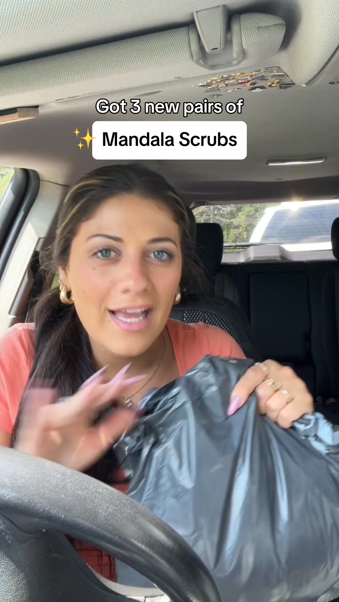 Mandala Scrubs Facebook ad: Scrub Tops for $19.99
