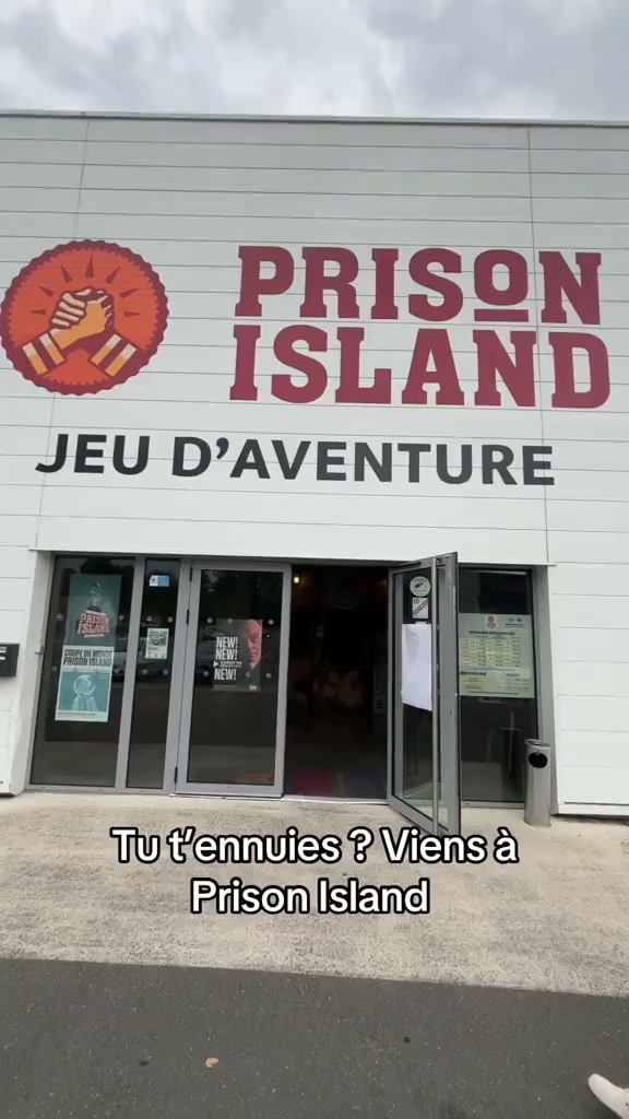 Prison Island Le Mans Facebook ad: 25 DÉFIS À RELEVER AU MANS!