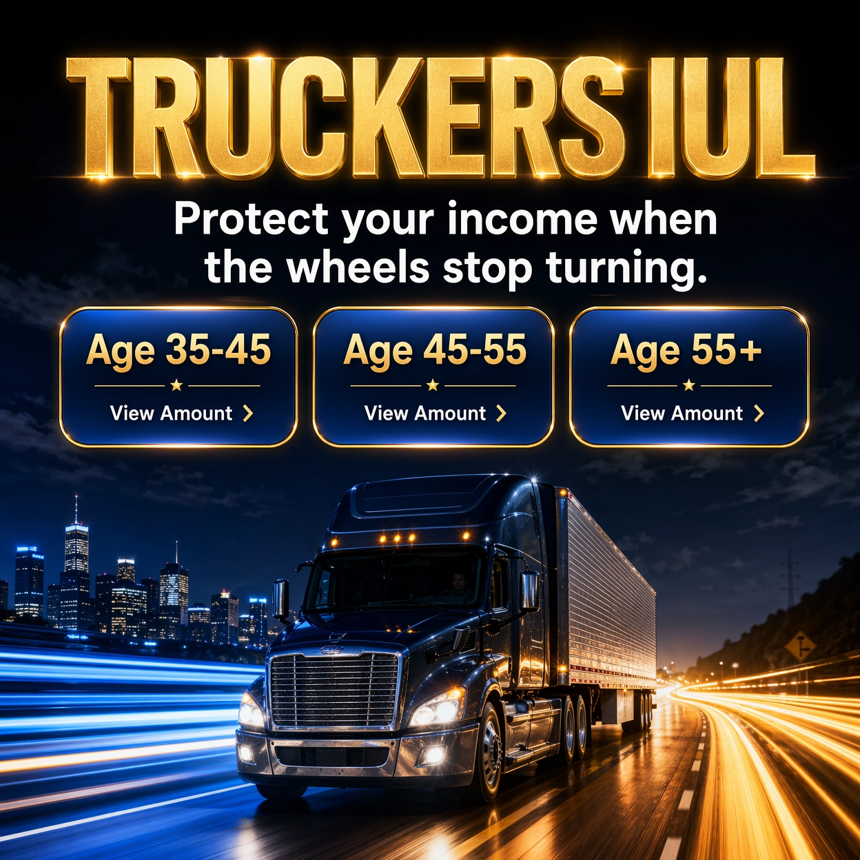 Trucker's Life Insurance Shop Facebook ad from Apr 27, 2026