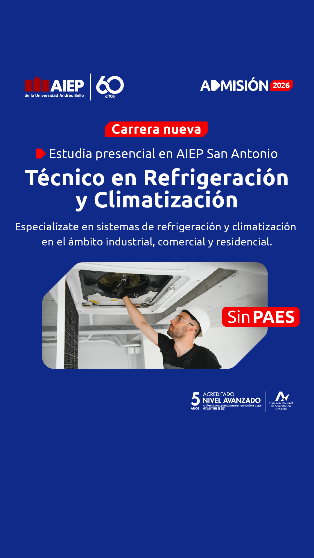 Admisión AIEP Facebook ad