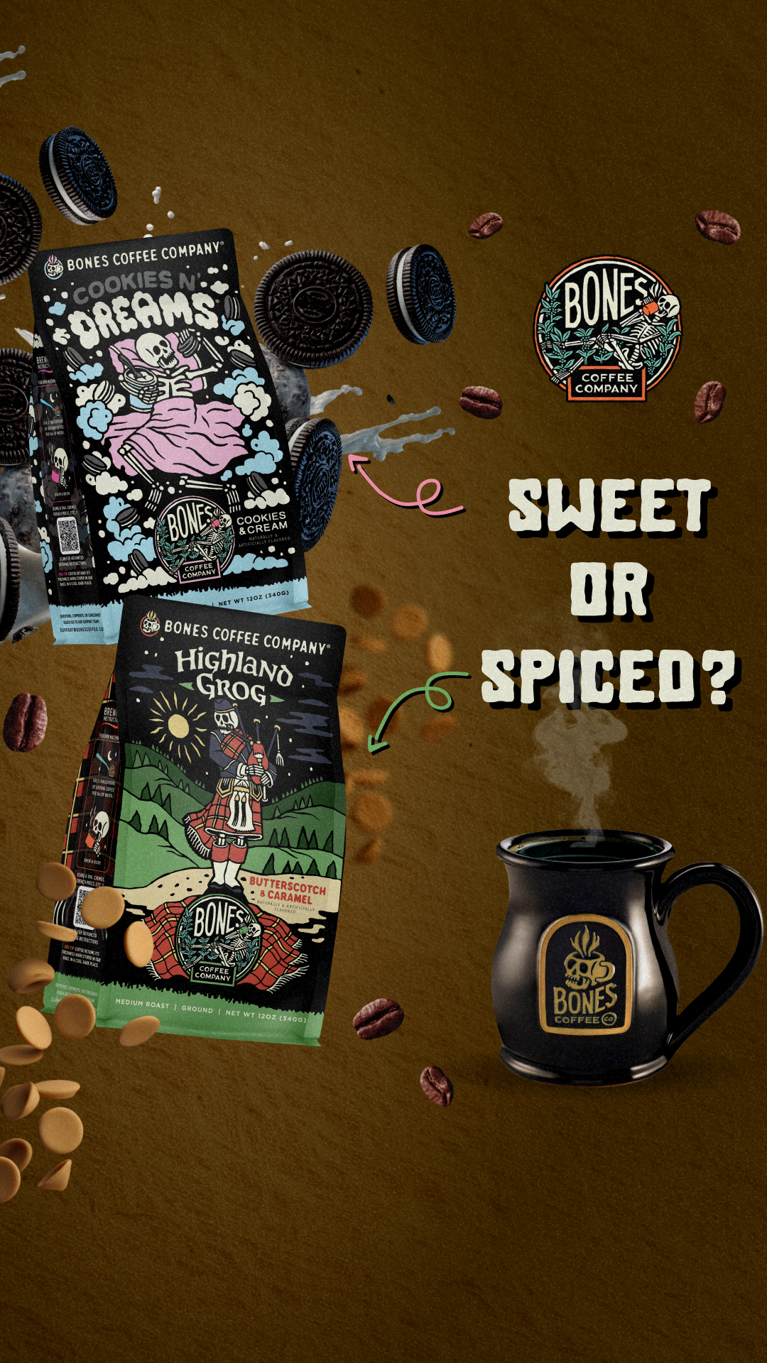 Bones Coffee Company Facebook ad