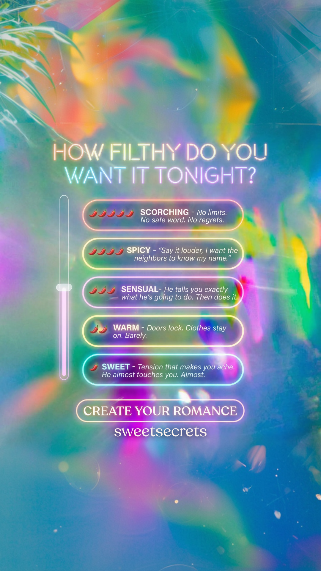 Sweetsecrets Facebook ad