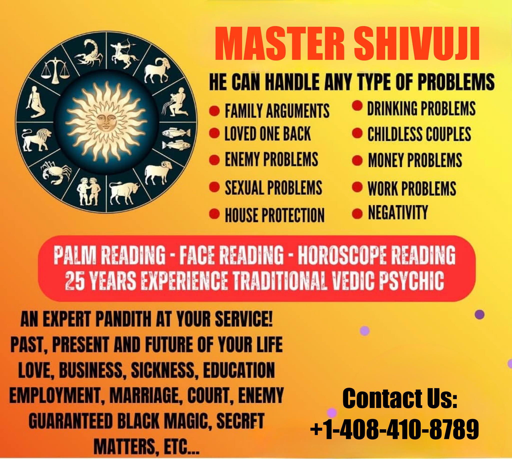 Master Shivuji Facebook ad: Specialized In:Removing Negative Energy & Black…
