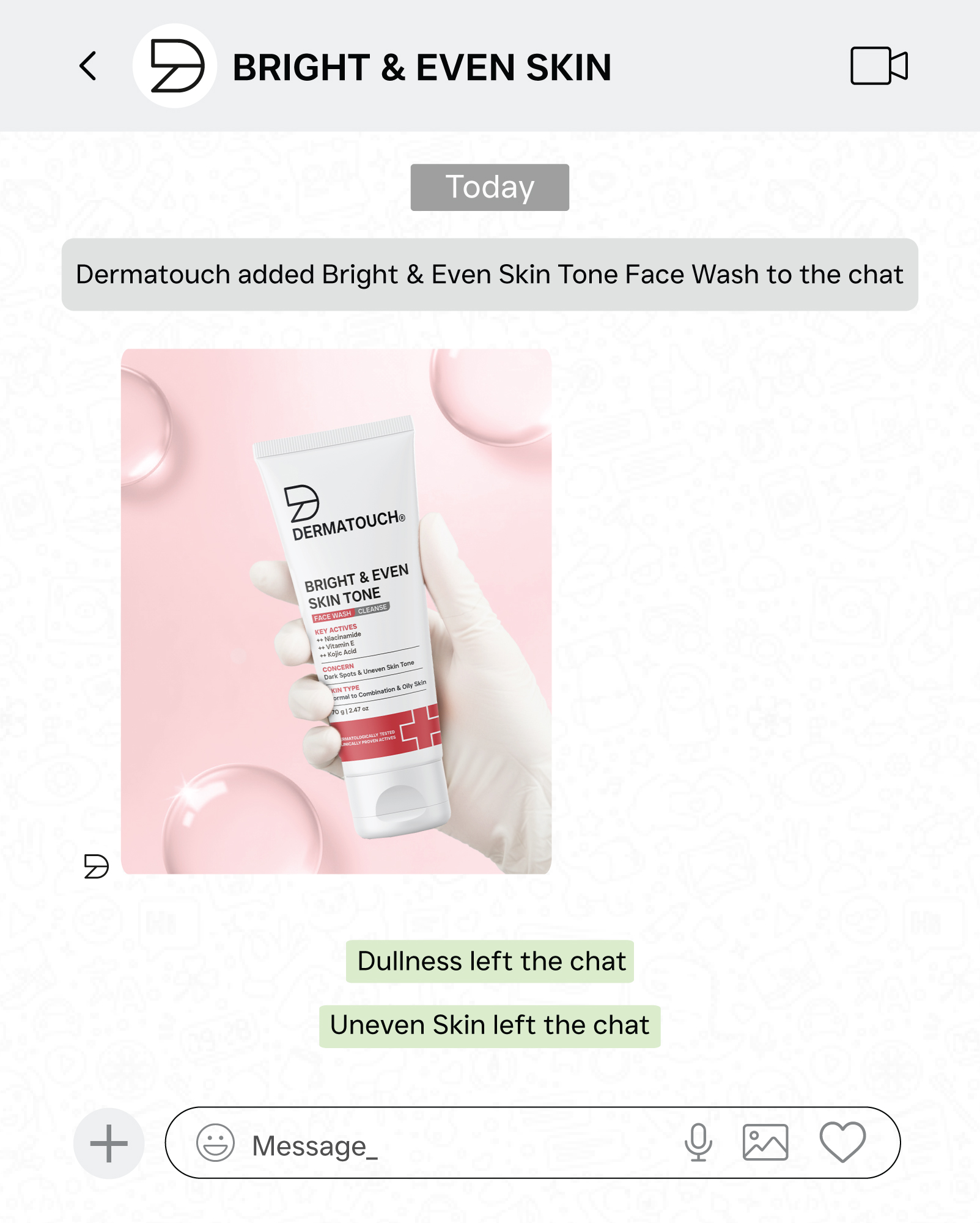 Dermatouch Facebook ad