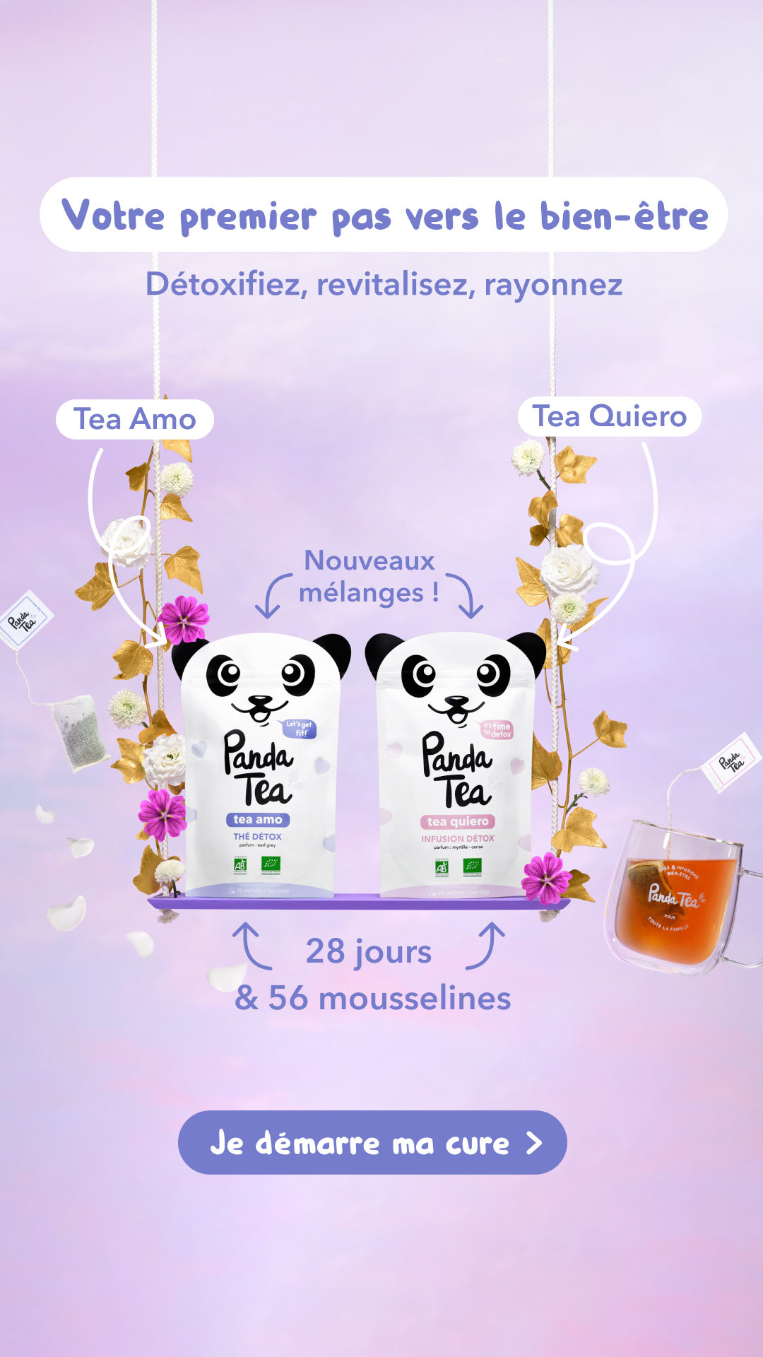 Panda Tea Facebook ad