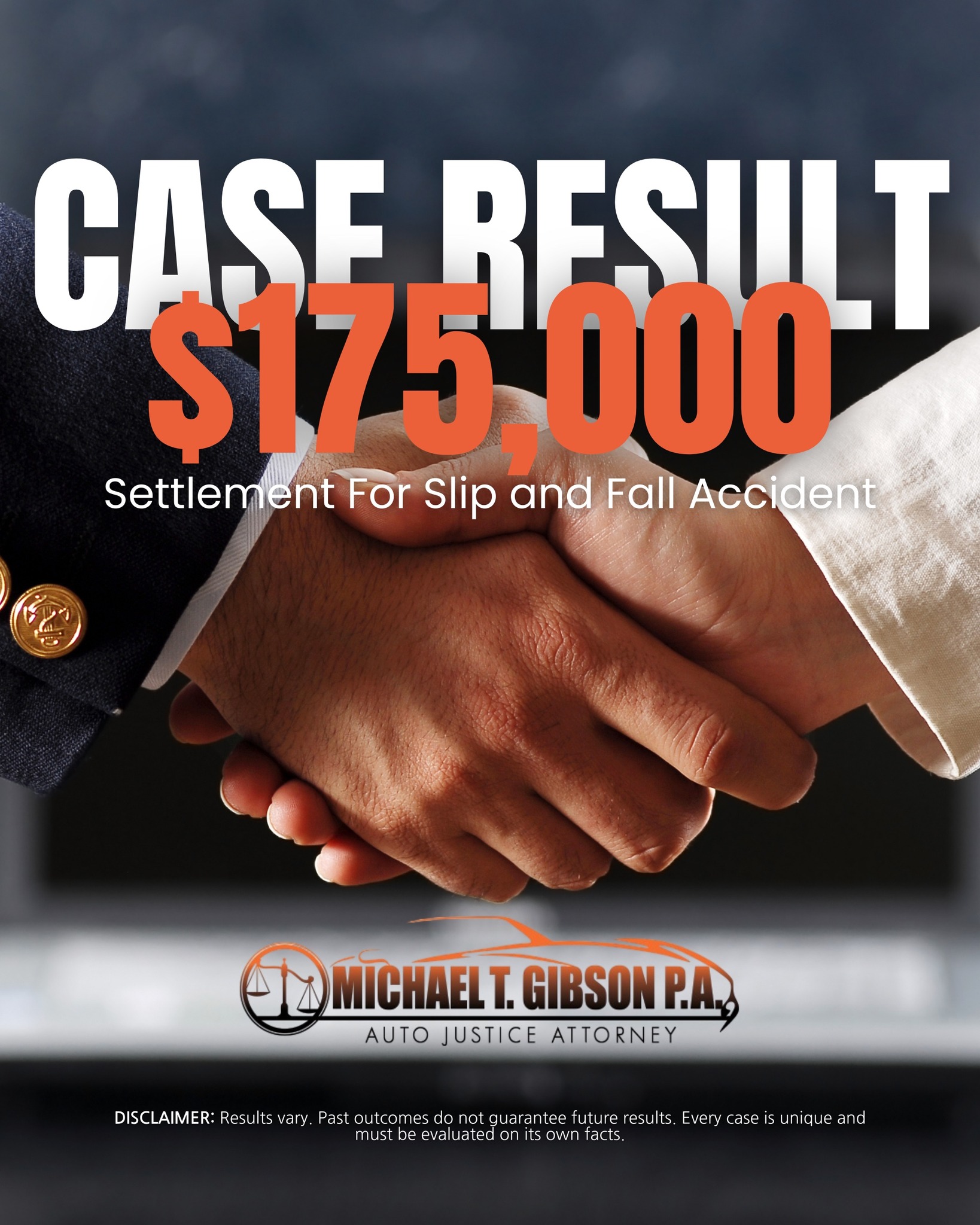 Michael T. Gibson Facebook ad: We’re Here to Help!