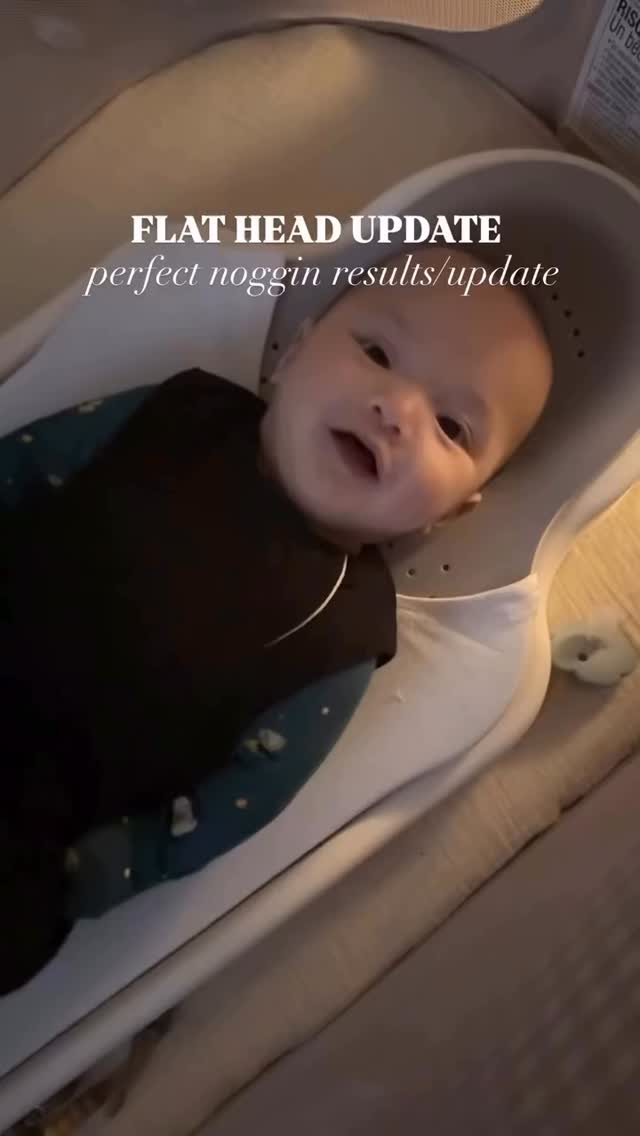 Perfect Noggin Infant Sleep Solution Facebook ad: Just 1 week using The Perfect Noggin, and…