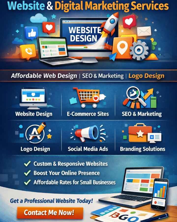 Aditya Chatterjee Facebook ad: Professional Website Development & Digital Marketing…