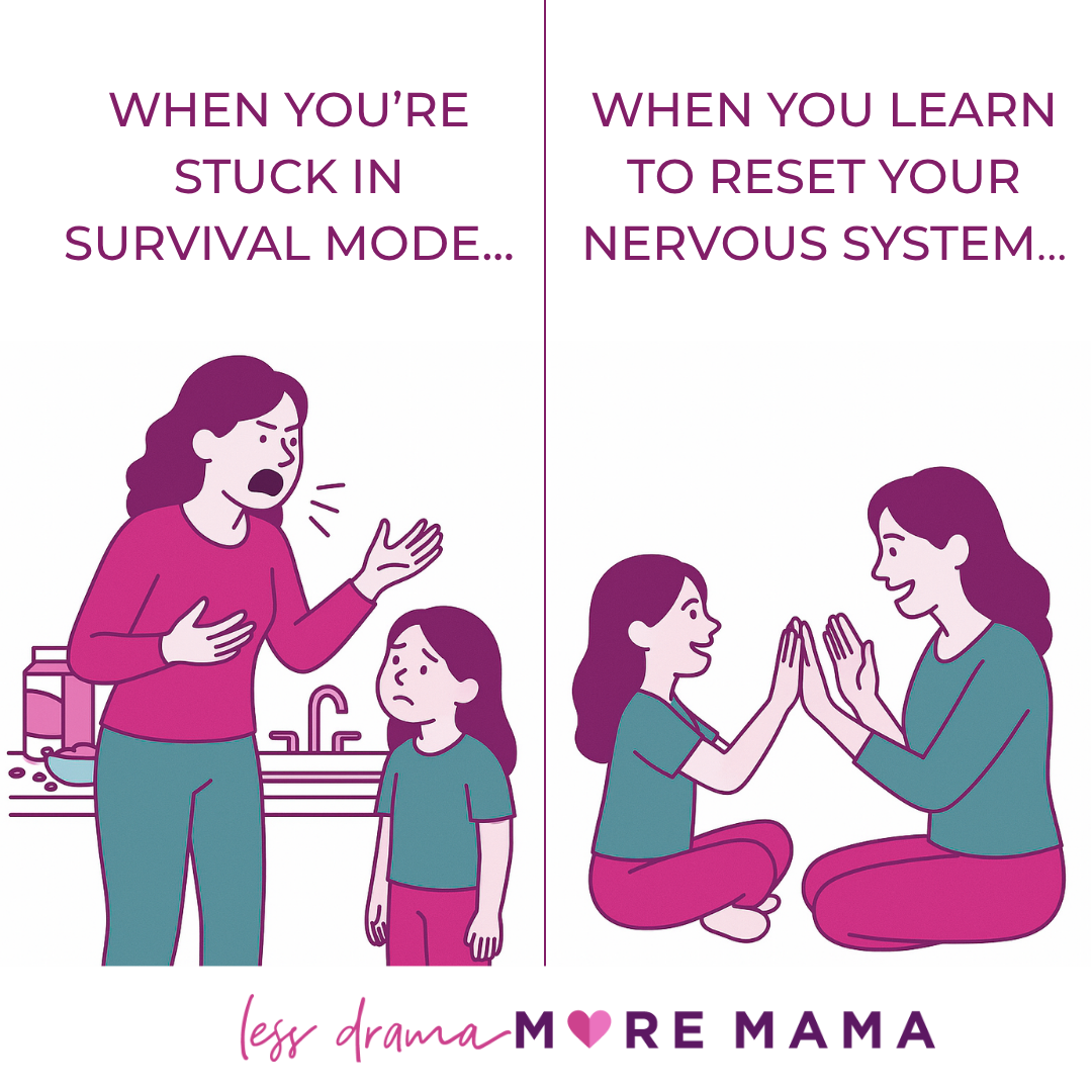 Less Drama More Mama Facebook ad