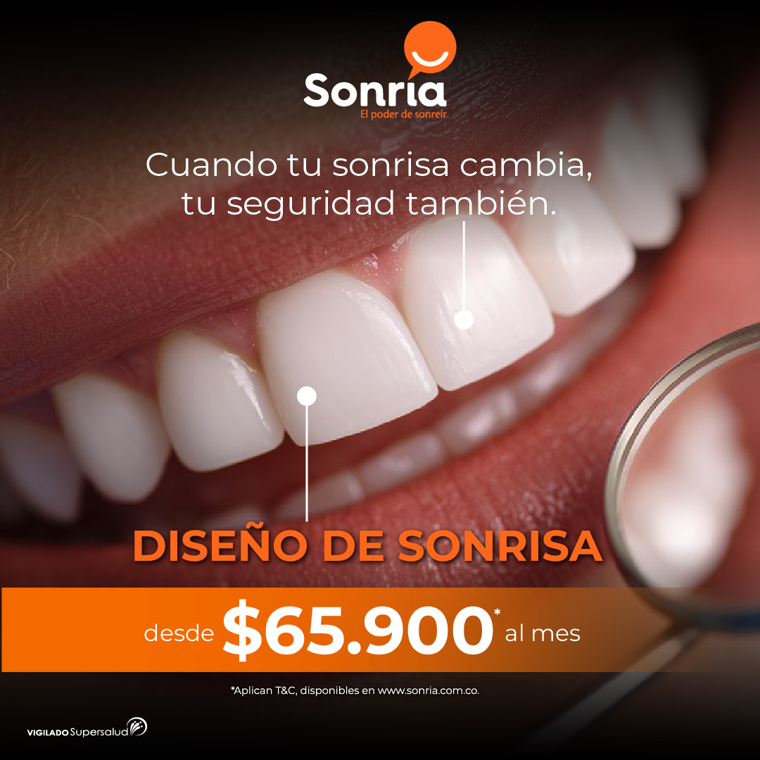Sonría Clínicas Odontológicas Facebook ad: Desde $65.900 mensuales