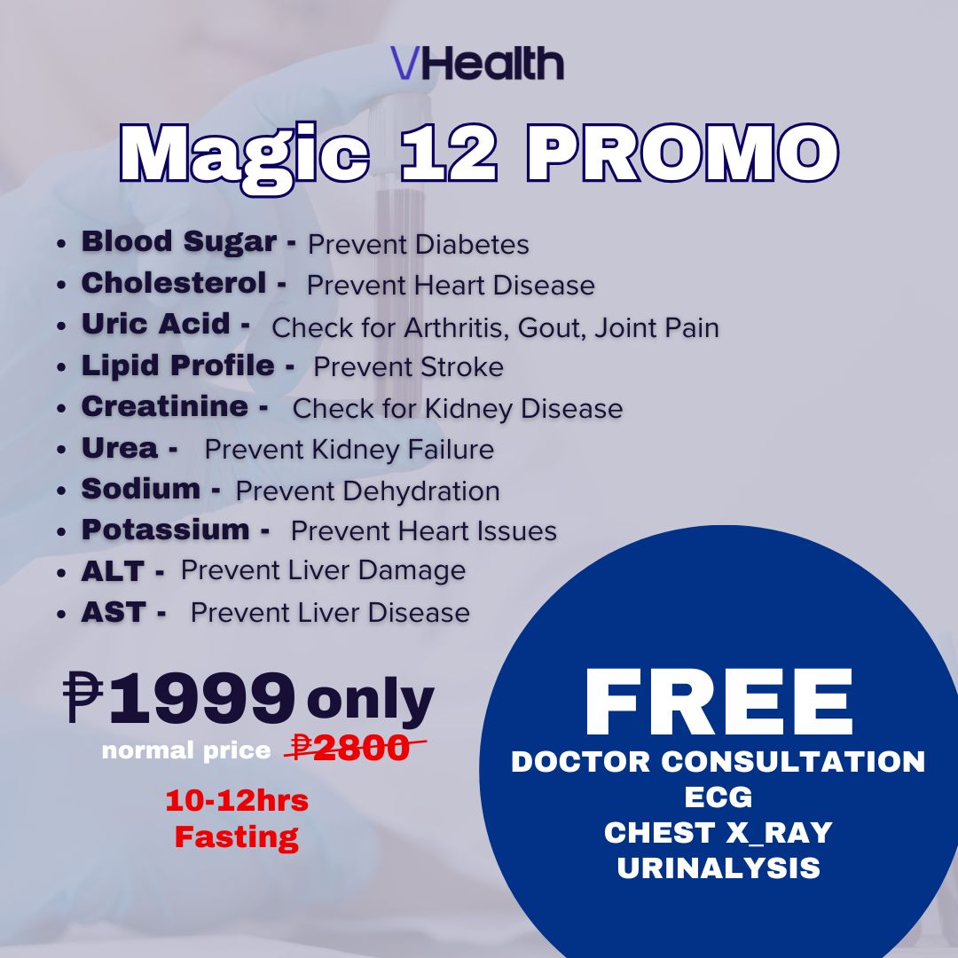 VHealth Diagnostics Facebook ad: PINAKAKUMPLETONG CHECK-UP SA HALAGANG ₱1,999!