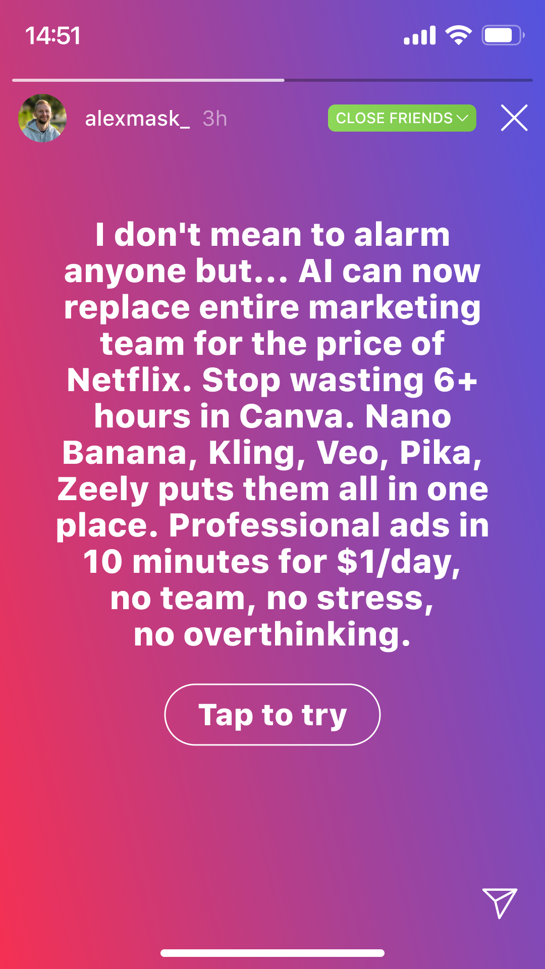 Zeely Facebook ad