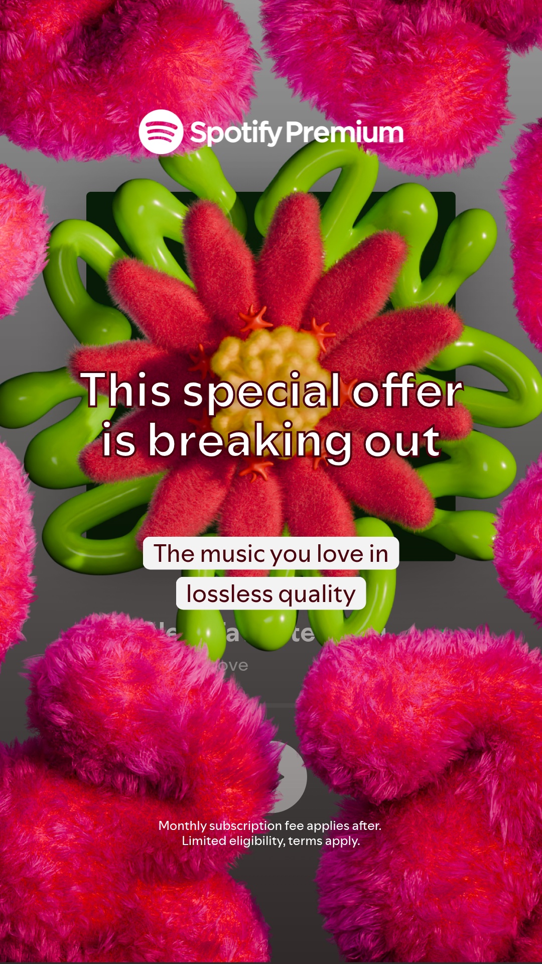 Spotify Facebook ad: Don’t miss this special offer