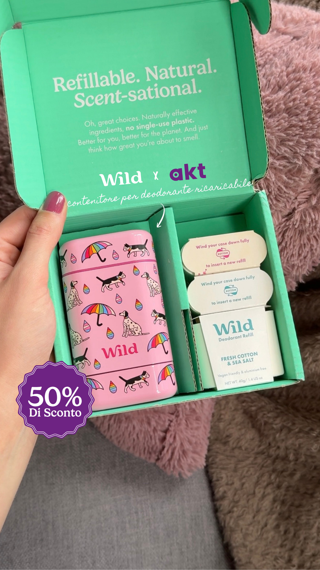 Wild Facebook ad: 50% di sconto per la stagione del Pride