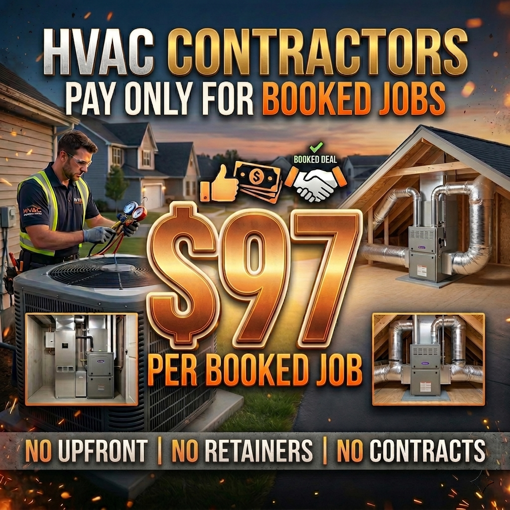 Emperian Agency Facebook ad: Pay Per Booked Job
