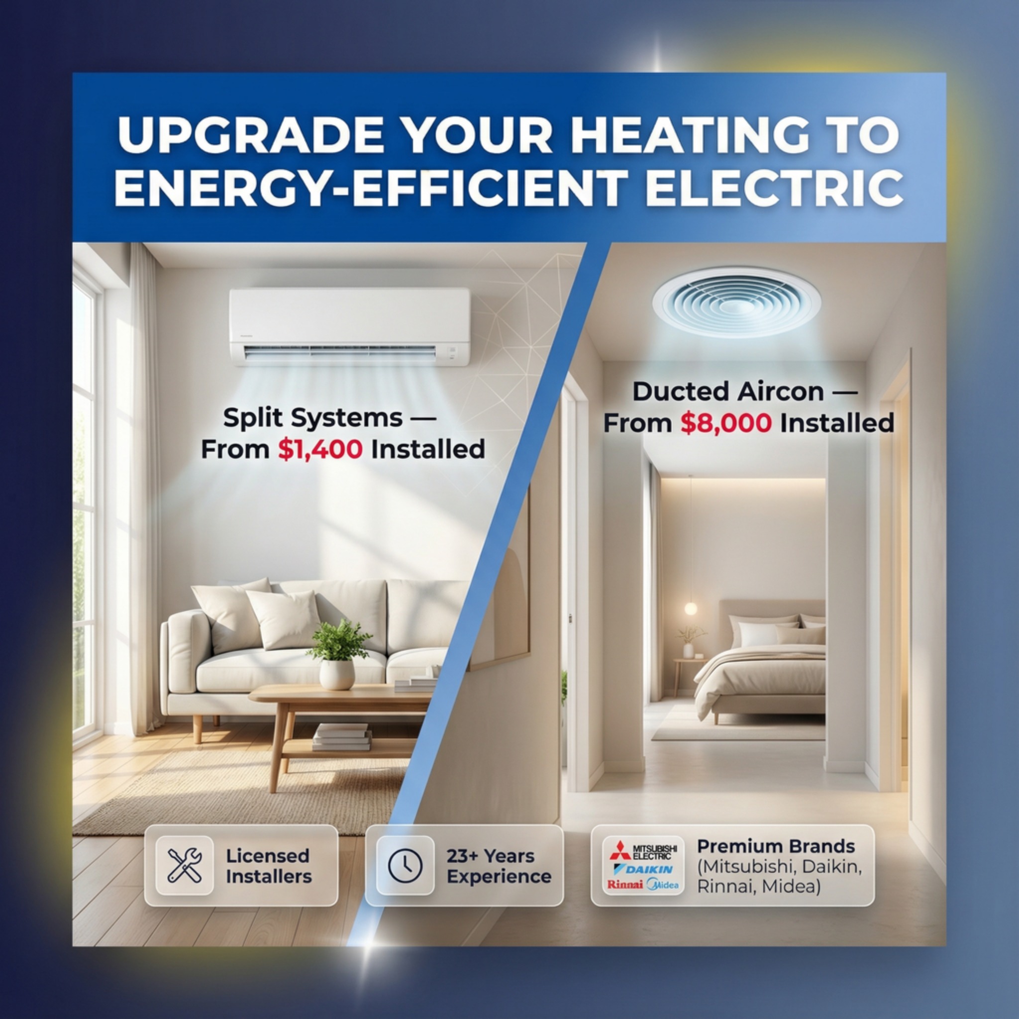 ND Cooling Solutions Facebook ad: Claim Up to $7,000 Rebates