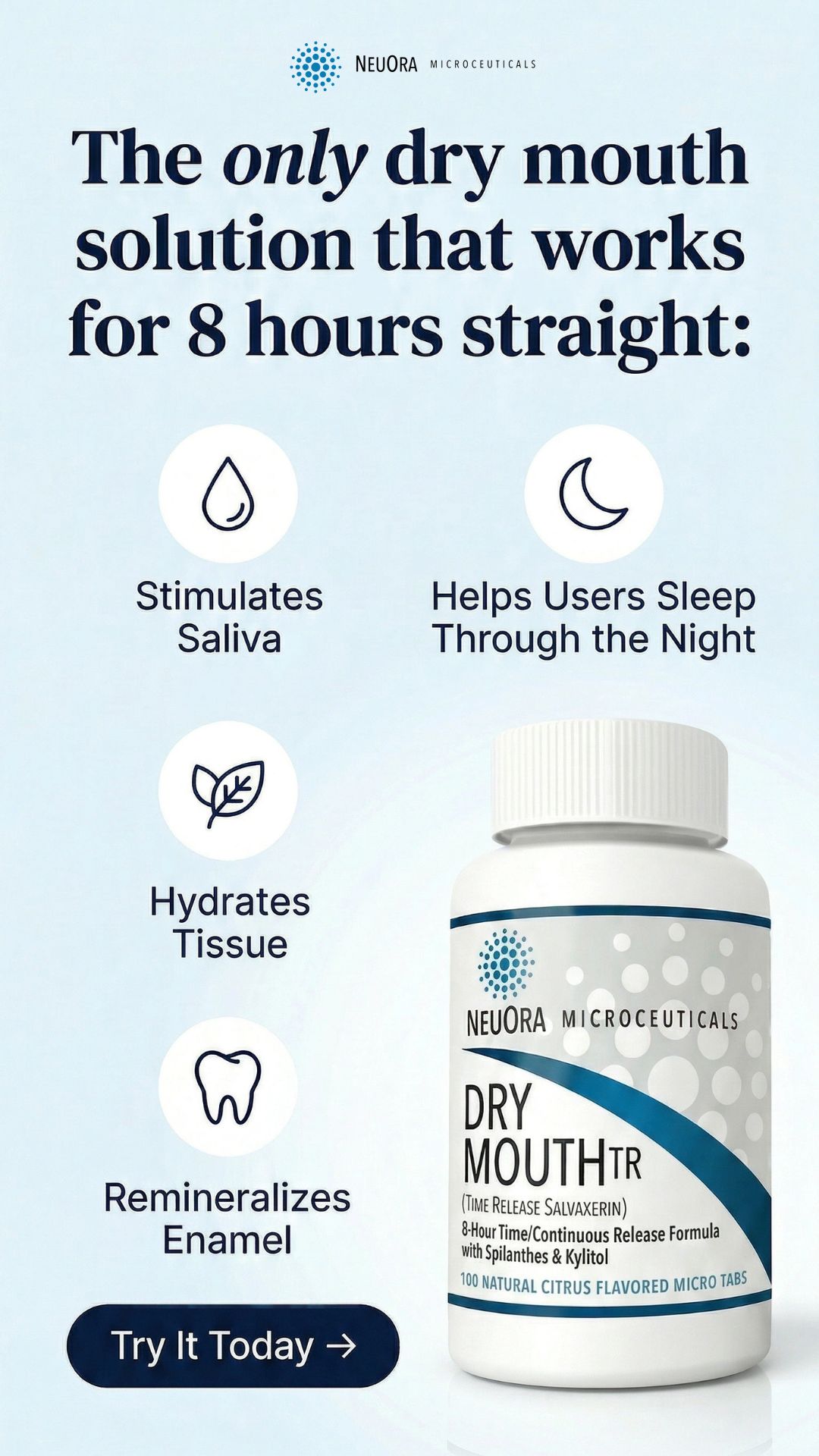 Dry Mouth TR Facebook ad from Apr 13, 2026