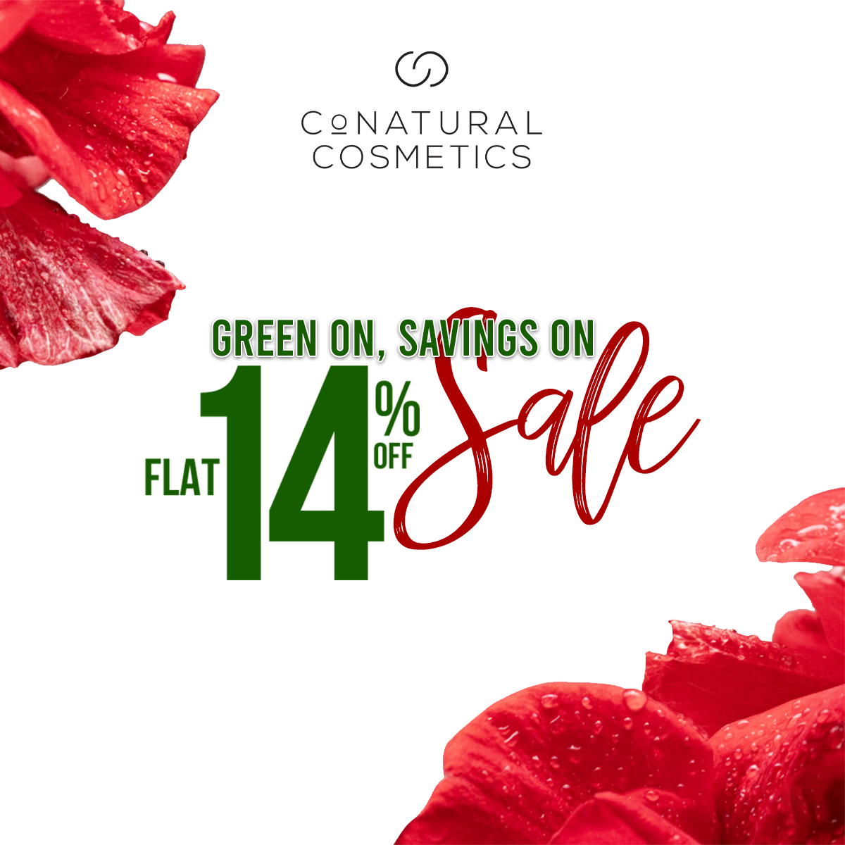 Conatural Cosmetics Facebook ad: Go on, add to cart