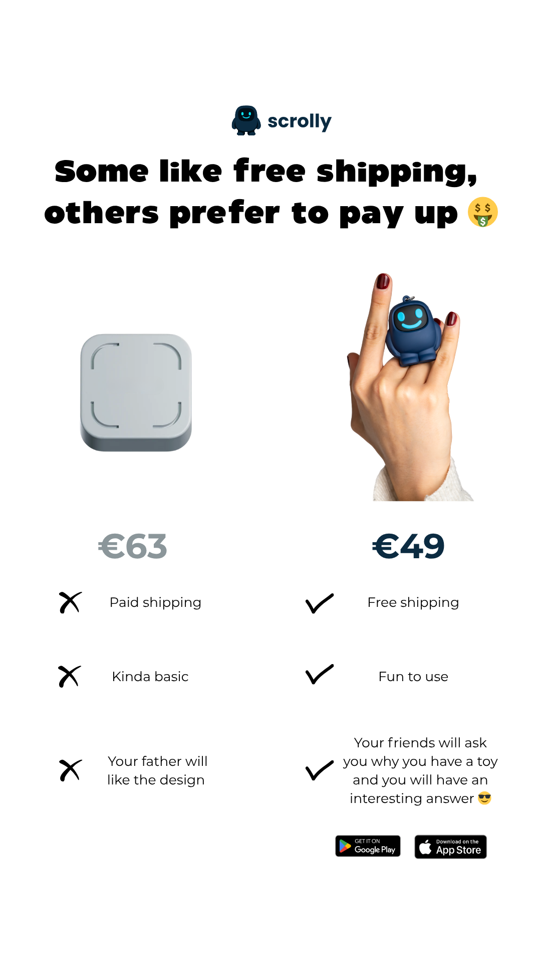 Scrolly Facebook ad