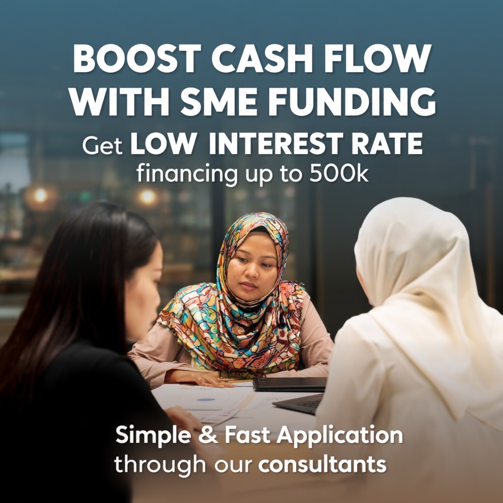 JCK SME Fund Facebook ad: Khas untuk Pemilik Bisnes sahaje